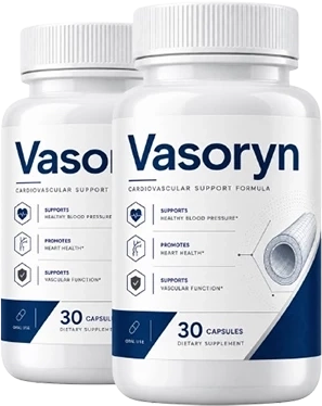 A single bottle of Vasoryn — 30 capsules, one daily