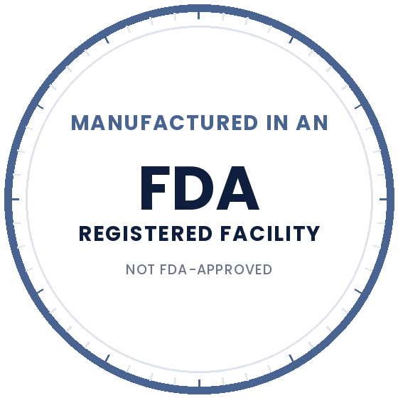 Produced in an FDA-registered facility